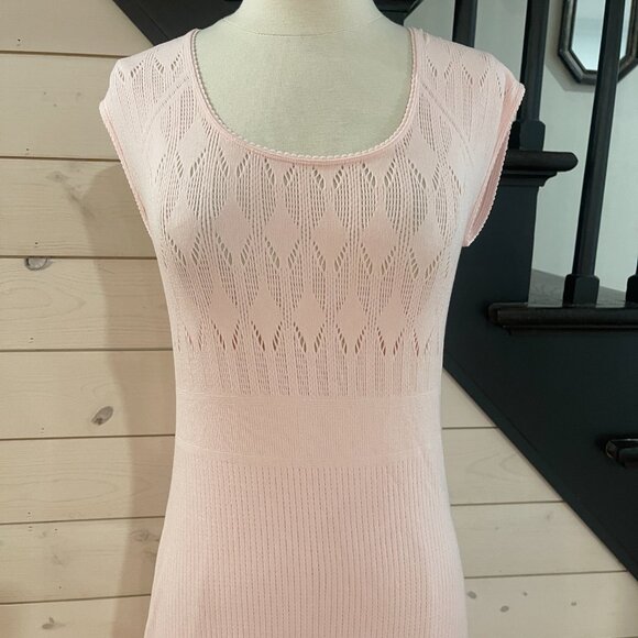 048 Free People Robin Seamless Midi Dress Petal Pink NWOT Size M/L - Picture 8 of 10